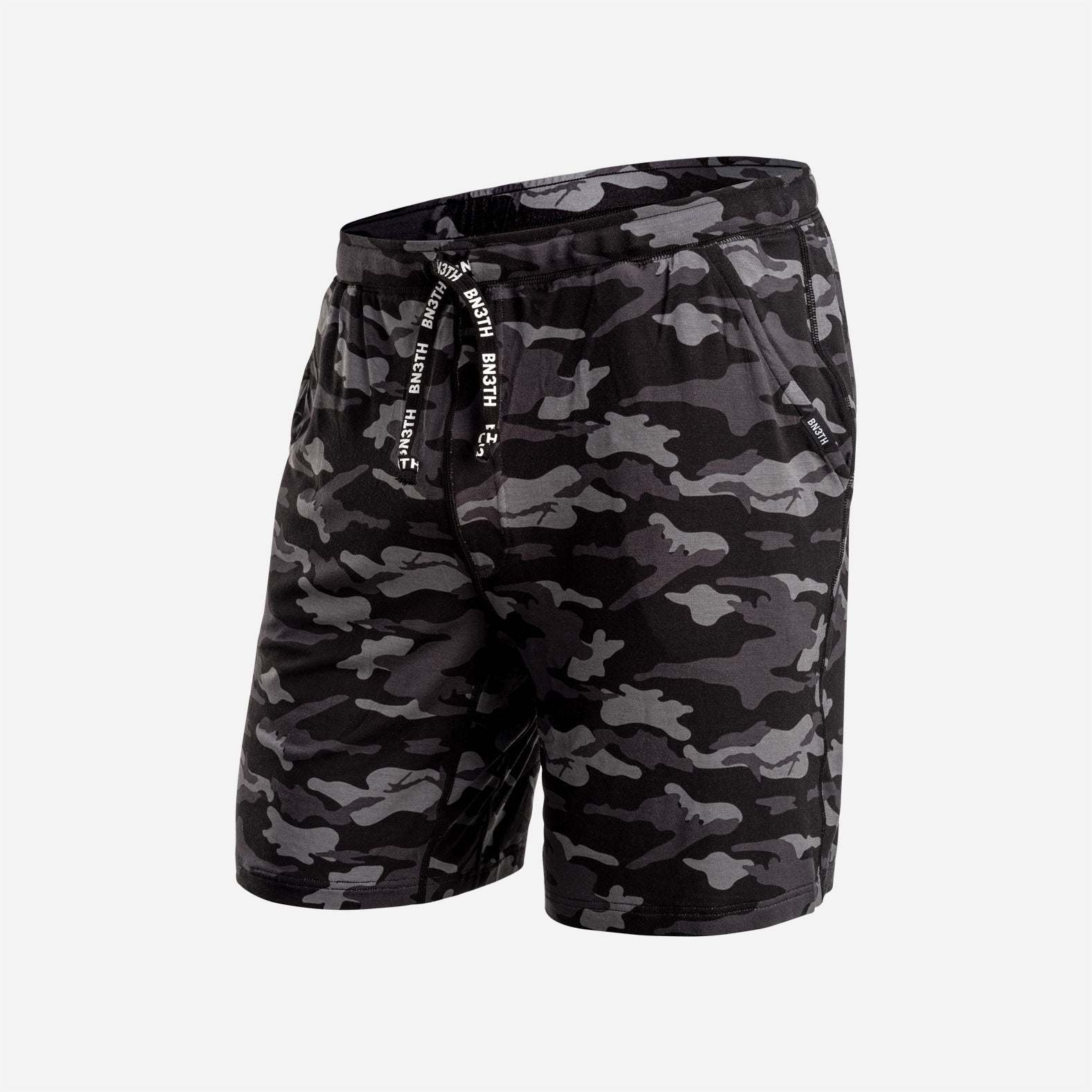 Long men's boxer shorts, cool gray, Modal Tencel™ underwear