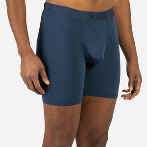 Classic Icon Boxer Brief With Fly: Navy