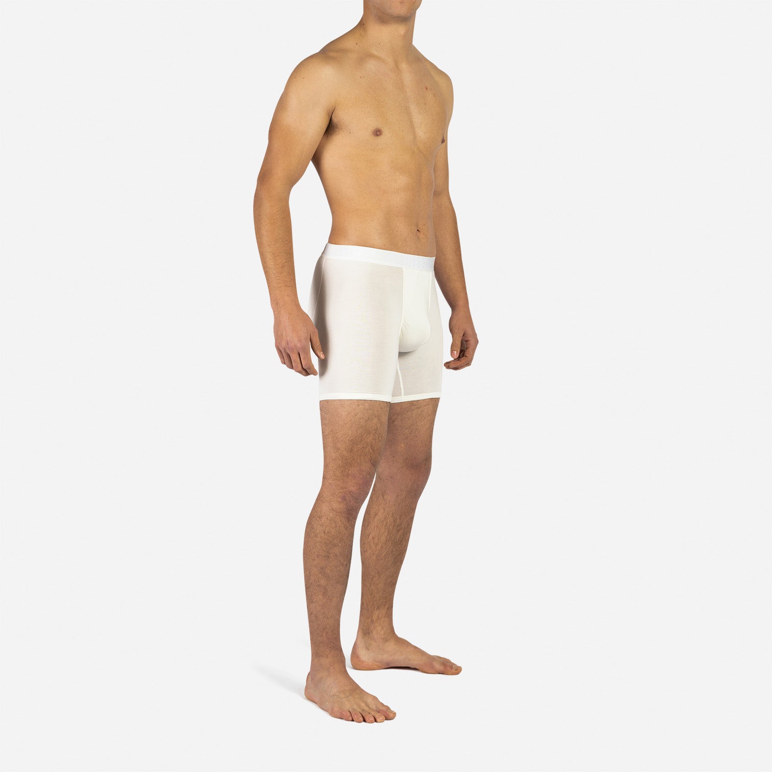 Classic Icon Boxer Brief: White