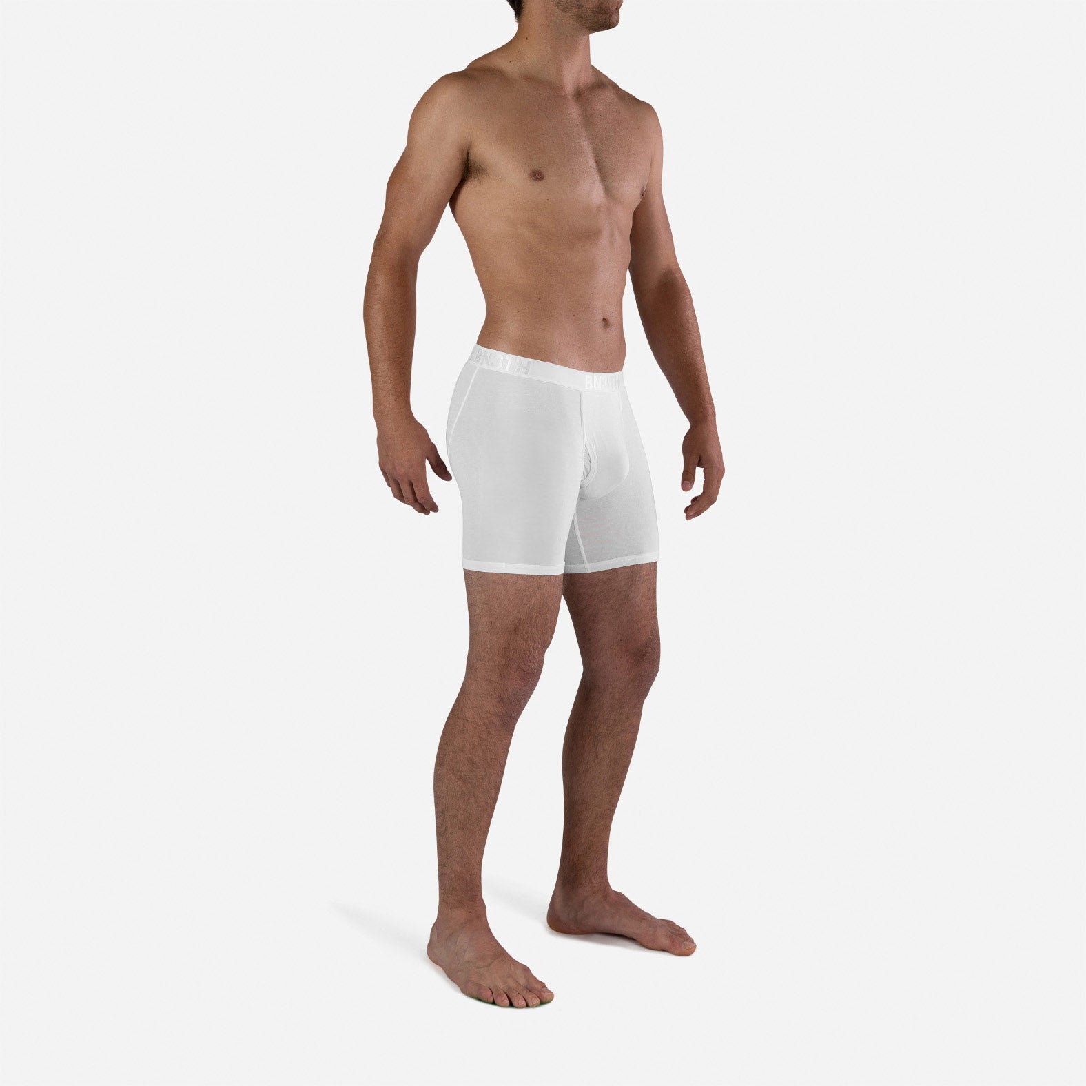 CLASSIC BOXER BRIEF WITH FLY: WHITE