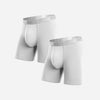 Classic Icon Boxer Brief: White 2 Pack