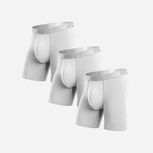 Classic Icon Boxer Brief: White 3 Pack