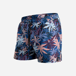 Agua Volley X 2N1 Swim Short 5”: Tropical High Black