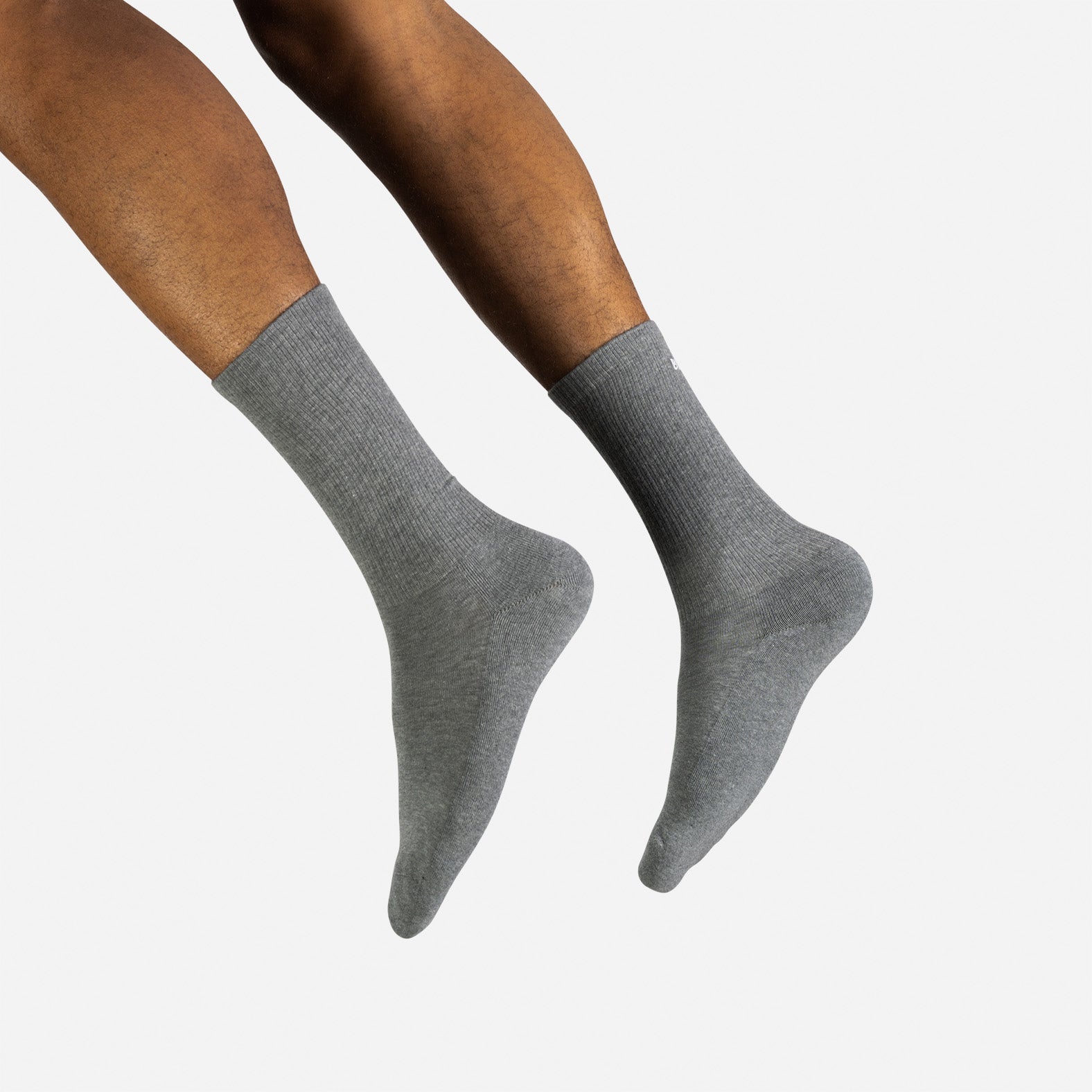 Classic Crew Sock: Heather Grey 3 Pack