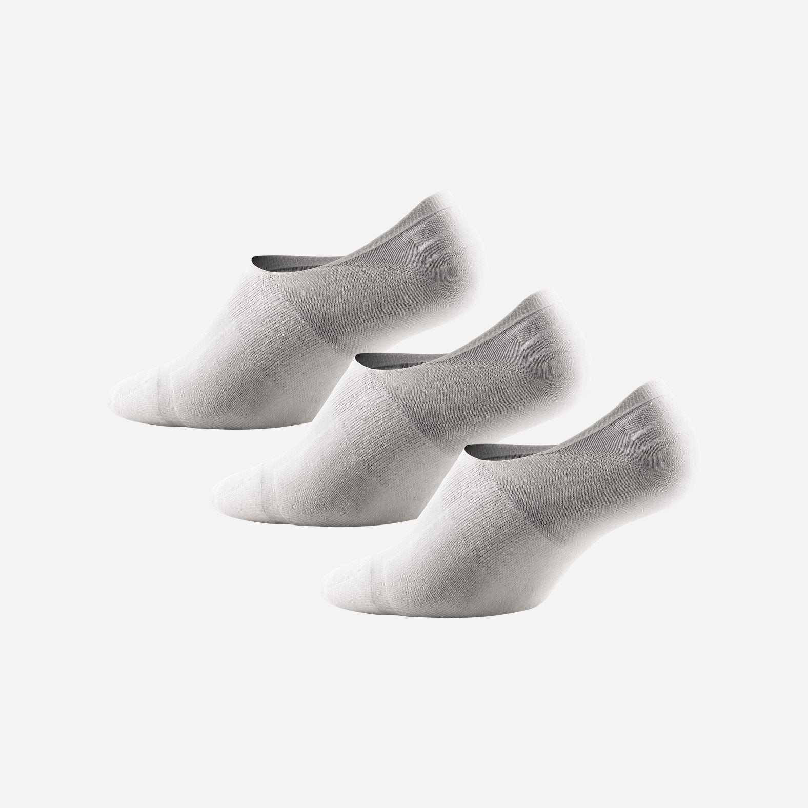 CLASSIC NO SHOW SOCK: WHITE 3 PACK