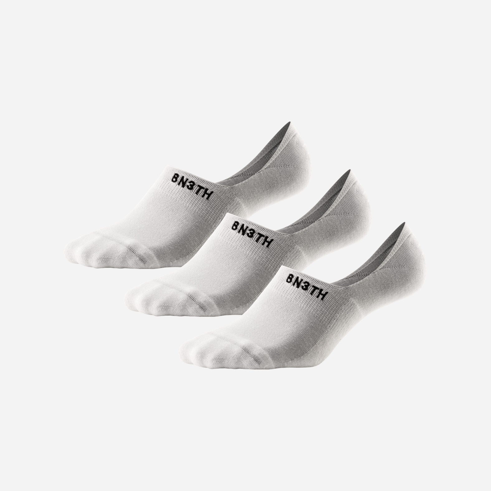 CLASSIC NO SHOW SOCK: WHITE 3 PACK