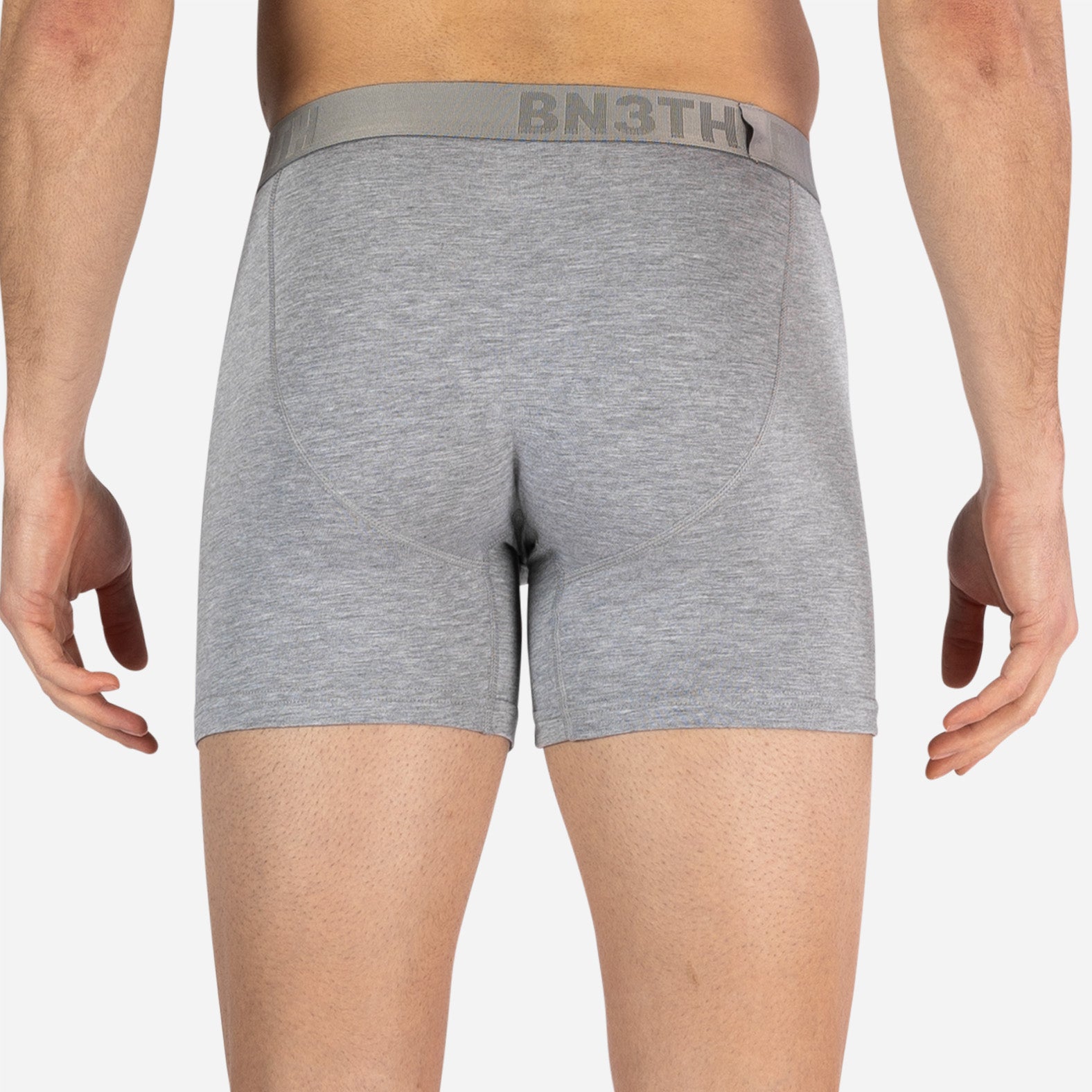 Classic Essentials Boxer Brief: Heather Gray