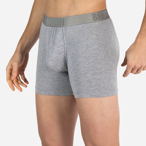 Classic Essentials Boxer Brief: Heather Gray