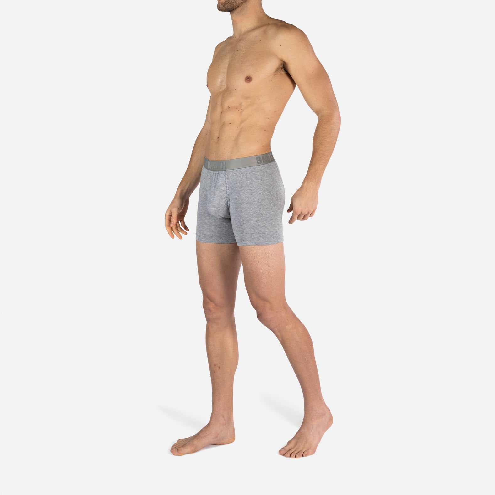 Classic Essentials Boxer Brief: Heather Gray