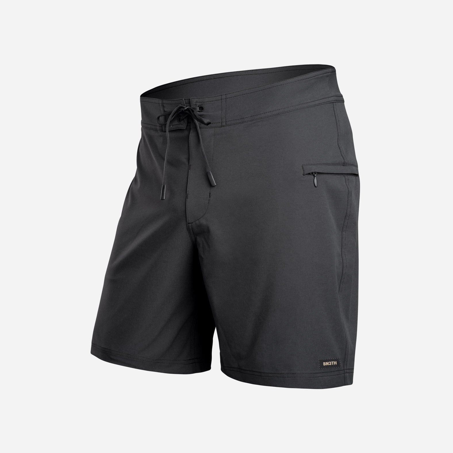 Hightide 2N1 Boardshort 8": Black