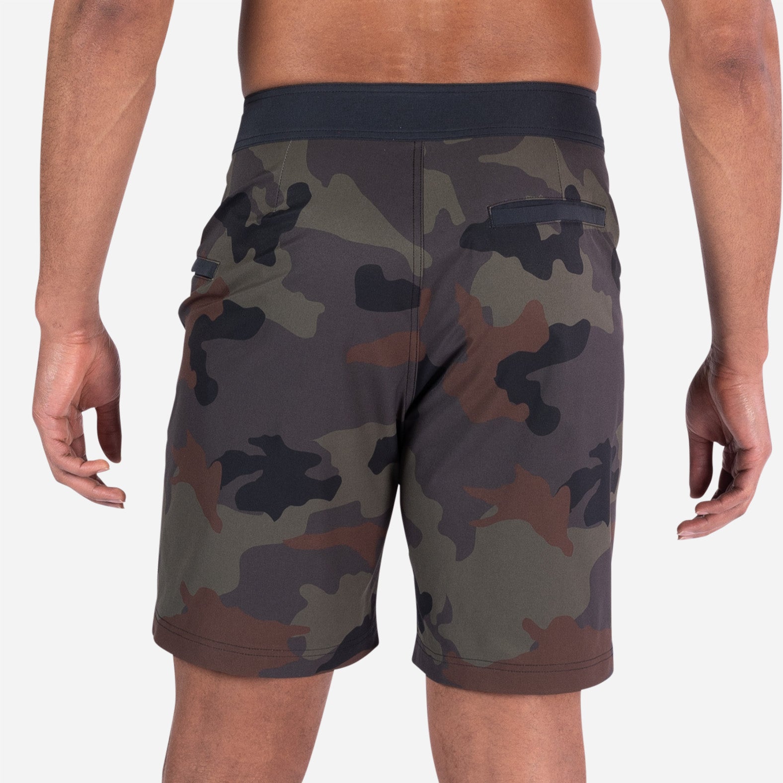 Hightide 2N1 Boardshort 8": Basecamp Camo-Woodland