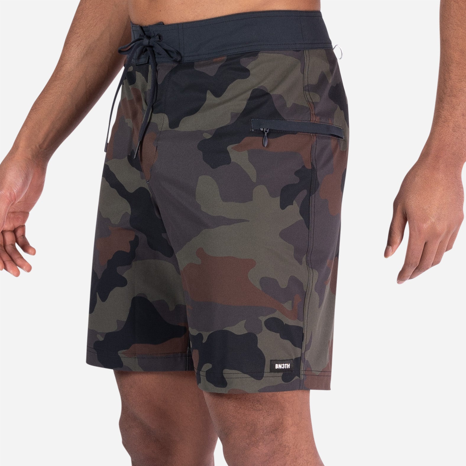 Hightide 2N1 Boardshort 8": Basecamp Camo-Woodland