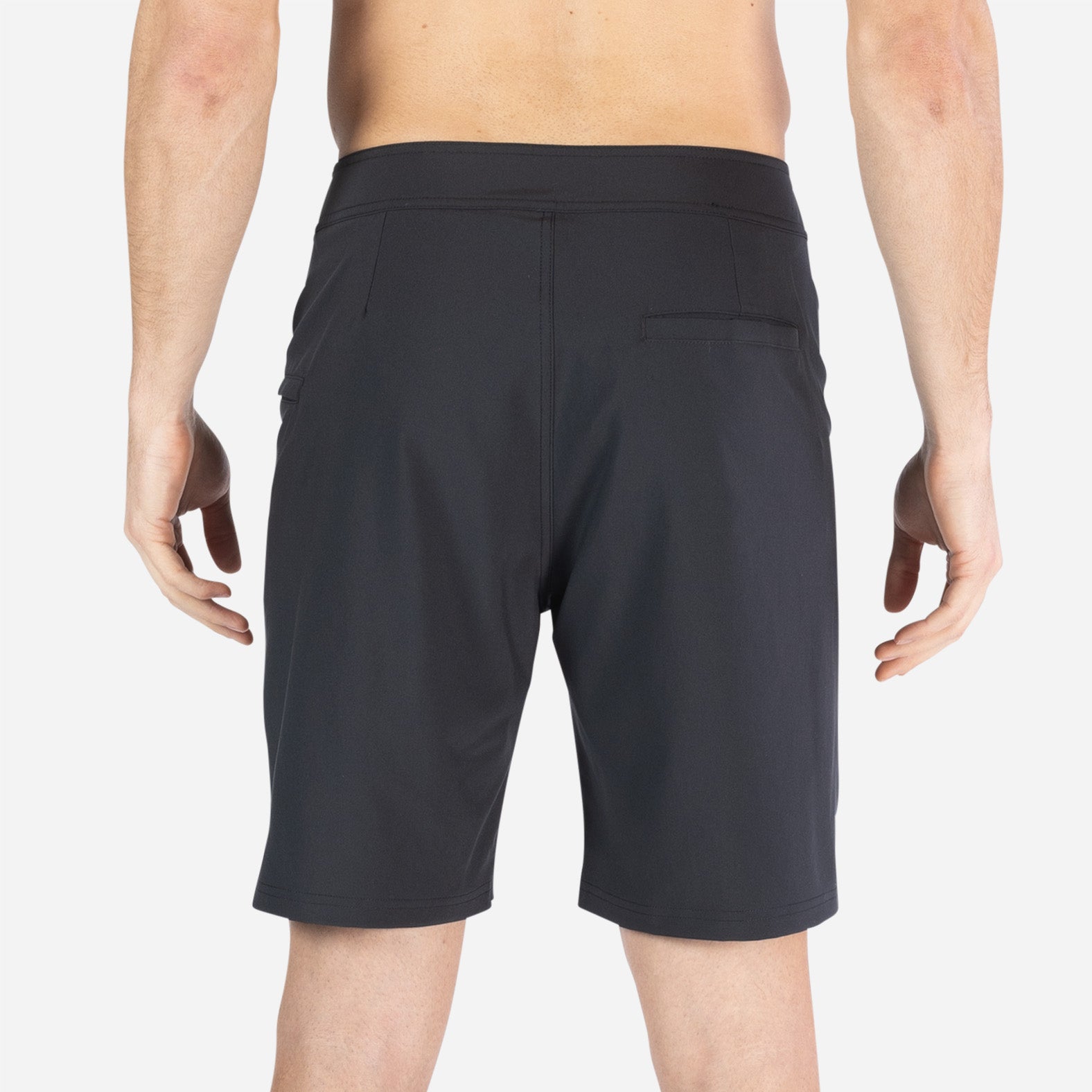 Hightide 2N1 Boardshort 8": Black