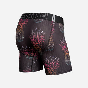 Pro Agua X Boxer Brief: Oversized Pineapple Fade Black